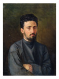 Portrait of Vsevolod M. Garshin, 1878 Giclee Print by Mikhail Georgievich Malyshev