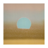 Sunset, c.1972 (gold, blue) Premium Giclee Print by Andy Warhol