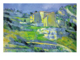 House In Provence Estampe par Paul Cezanne