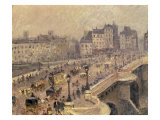 Pont Neuf - Brouillard, 1902 Estampe par Camille Pissarro