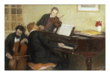 Trois Musiciens, c.1906 Estampe par Henry Caro-Delvaille