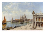 A View of the Piazzetta and Santa Maria della Salute, Venice Estampe par Antonietta Brandeis