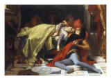 Paolo et Francesca, 1870 Estampe par Alexandre Cabanel