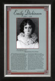 American Authors of the 19th Century - Emily Dickinson Wall Poster