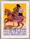 Sevilla Framed Giclee Print by Hohenleiter 