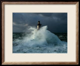 Phare d'Ar Men, Iroise Affiche par Jean Guichard