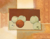 The Red Apple Posters by Heinz Hock