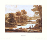 Flood Plain with a Cattle Watering Tank  Art by Claude Lorrain