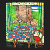 Insel der Verlorenen Wuensche Poster von Friedensreich Hundertwasser