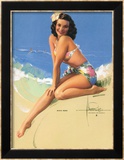 Sunny Skies Framed Giclee Print by Rolf Armstrong
