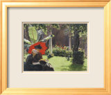 Afternoon in the Cluny Garden, Paris, 1889 Kunstdrucke von Charles Courtney Curran