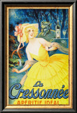 La Cressonnee Aperitif Ideal Posters by Marcellin Auzolle