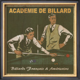Academie de Billard I  Poster by Philippe David