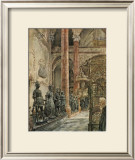Inside of the Cathedral Hofkirche in Innsbruck Posters by Rudolph von Alt