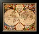 Orbis Terrarum Nova IV  Poster by Nicholas Visscher