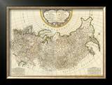 Composite: Russia, c.1785 Framed Giclee Print by Rigobert Bonne