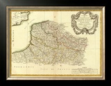 Flandre francoise, Artois, Picardie, Boulenois, c.1785 Framed Giclee Print by Rigobert Bonne