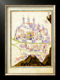 City Map, Damascus Framed Giclee Print by Ptolemy 