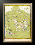 City Map, Venetia Framed Giclee Print by Ptolemy 