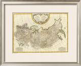 Composite: Russia, c.1785 Framed Giclee Print by Rigobert Bonne