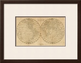 The World, c.1812 Framed Giclee Print by Aaron Arrowsmith