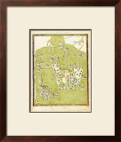 City Map, Venetia Framed Giclee Print by Ptolemy 