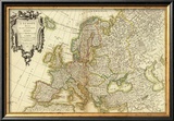 L'Europe, c.1782 Framed Giclee Print by Jean Janvier