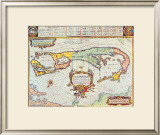 Map of Bermuda  Poster by Willem Janszoon Blaeu