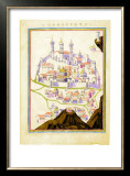 City Map, Damascus Framed Giclee Print by Ptolemy 
