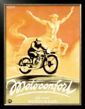 Motoconfort Framed Giclee Print by Roger Cartier