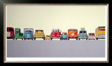 Truck Park I Limited Edition Framed Print by Jeremy Dickinson