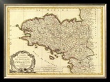 Bretagne, c.1786 Framed Giclee Print by Rigobert Bonne