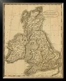 United Kingdoms, c.1812 Framed Giclee Print by Aaron Arrowsmith