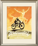 Motoconfort Framed Giclee Print by Roger Cartier