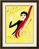 Liza Minelli Framed Giclee Print by Junot 