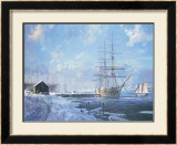 Shipbuilding Along the Kennebec Posters by Geoff Hunt