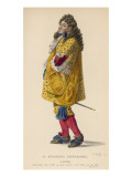 'Le Bourgeois Gentilhomme' Monsieur Jourdain Shows Off His New Town Coat, Giclee Print