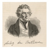Ludwig Van Beethoven German Composer, Giclee Print