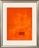 Untitled, c.1991 (Orange)  Poster by Jürgen Wegner
