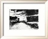 Maisons dans la Beauce Reproduction encadrée édition limitée par Maurice de Vlaminck