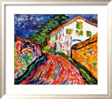 Weisses Haus in Dangast, 1908 Kunstdrucke von Erich Heckel