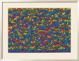 Puzzle I - Rot Affiches par Oliver Loetz