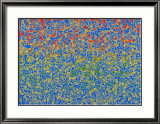Puzzle II - Blau Poster par Oliver Loetz