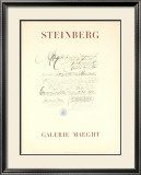 Galerie Maeght Reproduction encadrée édition limitée par Saul Steinberg