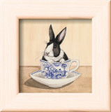 Teacup Bunny III  Art by Kari Phillips
