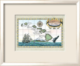 Map of the Hawaiian Islands  Prints by Steve Strickland