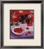 Bowl of Strawberries  Print by Anne-Marie Butlin