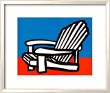 Chaise longue à Adirondack Posters par Tom Slaughter