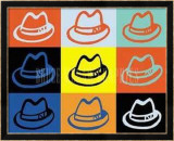 Hats X 9 Poster par Tom Slaughter