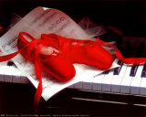 Ballet Shoes On Piano  Prints